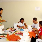 Mulheres do bairro Santa Maria irão expor artesanato em feiras nacionais - Fotos: Wellington Barreto