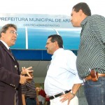 Prefeito e presidente da Câmara de Carira visitam Centro Administrativo da Prefeitura de Aracaju  - Fotos: Silvio Rocha