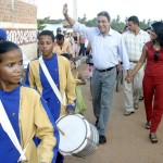 Prefeito faz entrega solene de troféus conquistados pela banda da Escola Municipal Laonte - Fotos: Márcio Garcez
