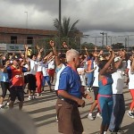 Academia da Cidade inicia o Dia da Luta Mundial Contra a Aids com atividades físicas no Santos Dumont - Fotos: Ascom/SMS