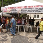 Academia da Cidade inicia o Dia da Luta Mundial Contra a Aids com atividades físicas no Santos Dumont - Fotos: Ascom/SMS