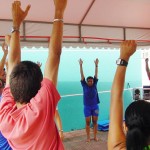 Alunos do CAP participam de aula experimental de capoeira - Aula de capoeira no CAP