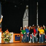 Educadores e técnicos da Semed participaram do Seminário de Conclusão do Programa Horas de Estudo  - Abertura do seminário na Unit