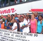Adolescentes do Agente Jovem embarcam para Brasília onde apresentarão um espetáculo teatral - Fotos: Ascom/Semasc