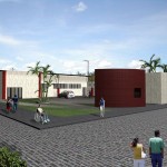 Cemar da Prefeitura de Aracaju irá oferecer mais de 40 especialidades médicas  - Ilustração do futuro Cemar da PMA