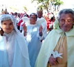 Cortejo Natalino pára Calçadão da João Pessoa com participação de idosos