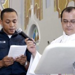 Marcelo Déda agradece conquistas e pede proteção para a cidade na missa de Natal da prefeitura - Fotos: Márcio Dantas