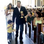 Marcelo Déda agradece conquistas e pede proteção para a cidade na missa de Natal da prefeitura - Fotos: Márcio Dantas