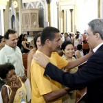 Marcelo Déda agradece conquistas e pede proteção para a cidade na missa de Natal da prefeitura - Fotos: Márcio Dantas