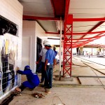 Obra do terminal zona Oeste entra em fase de conclusão - Fotos: Wellington Barreto
