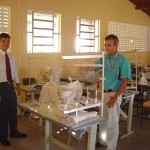 Prefeitura e Banco do Brasil acompanham desenvolvimento das cooperativas de costura - Fotos: Ascom/Fundat