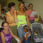 Mulheres gestantes e com recémnascidos concluem curso de cabeleireiro - Fotos: Ascom/Fundat