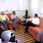 Prefeito recebe em audiência o presidente do Sebrae nacional  - Fotos: Márcio Dantas