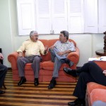 Prefeito recebe em audiência o presidente do Sebrae nacional  - Fotos: Márcio Dantas