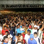 Mais de 100 mil pessoas participaram da festa de reveillon promovida pela prefeitura - Fotos: Márcio Dantas