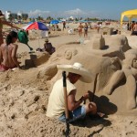 Inscrições para o concurso de esculturas na areia estão abertas na Álvaro Santos - Fotos: Silvio Rocha