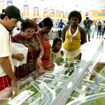 Maquete do viaduto do Distrito Industrial de Aracaju está em exposição  - Fotos: Wellington Barreto