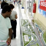 Maquete do viaduto do Distrito Industrial de Aracaju está em exposição  - Fotos: Wellington Barreto