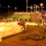 Comunidade do São Carlos recebe com festa a praça João Paulo II - Fotos: Márcio Dantas