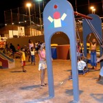 Comunidade do São Carlos recebe com festa a praça João Paulo II - Fotos: Márcio Dantas