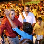 Comunidade do São Carlos recebe com festa a praça João Paulo II - Fotos: Márcio Dantas