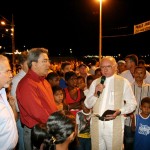 Comunidade do São Carlos recebe com festa a praça João Paulo II - Fotos: Márcio Dantas