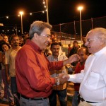 Comunidade do São Carlos recebe com festa a praça João Paulo II - Fotos: Márcio Dantas