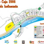 Esquema de trânsito para o PréCaju 2006  - Mapa do trânsito durante o período de festa