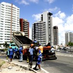 Prefeitura adianta construção da rótula da Coroa do Meio  - Fotos: Wellington Barreto