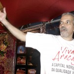 Rotarianos canadenses visitam camarote da Prefeitura na última noite de PréCaju - Fotos: Márcio Garcez