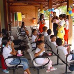 Colônia de Férias reúne filhos de servidores da SMTT  - Fotos: Lindivaldo Ribeiro
