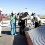 Laudo técnico vai determinar a causa da queda da estrutura metálica do terminal Zona Oeste - Fotos: Márcio Garcez