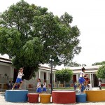 Professores e alunos aprovam as novas instalações da escola infantil José Garcez Vieira - Fotos: Márcio Garcez