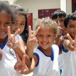 Professores e alunos aprovam as novas instalações da escola infantil José Garcez Vieira - Fotos: Márcio Garcez