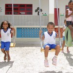 Professores e alunos aprovam as novas instalações da escola infantil José Garcez Vieira - Fotos: Márcio Garcez