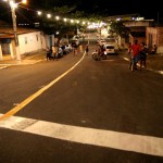 Prefeito inaugura obra de recuperação de ruas no bairro América - Fotos: Márcio Dantas