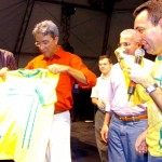 Prefeito e vice participam de show evangélico para comemorar aniversário de Aracaju - Fotos: Márcio Dantas