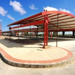 Terminal de ônibus da Zona Oeste ganha reforço na estrutura metálica - Fotos: Silvio Rocha