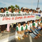 Caminhada marca o dia Internacional da Mulher em Aracaju - Fotos: Silvio Rocha