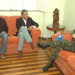 Prefeito recebe em audiência o comandante da Força de Paz no Haiti  - Fotos: Silvio Rocha
