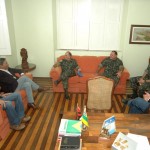 Prefeito recebe em audiência o comandante da Força de Paz no Haiti  - Fotos: Silvio Rocha