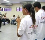 Adolescentes atendidos pela Semasc fazem apresentação durante Encontro de Funcionários do Incra - Fotos: Márcio Garcez