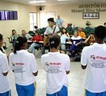 Adolescentes atendidos pela Semasc fazem apresentação durante Encontro de Funcionários do Incra - Fotos: Márcio Garcez