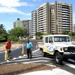 Rótula da avenida Beira Mar será aberta ao trânsito hoje à tarde - Fotos: Márcio Garcez