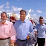 Presidente chega a Aracaju e prestigia apresentação de integrantes do programa Pouso Seguro das Crianças - Fotos: Márcio Dantas