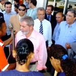 Presidente chega a Aracaju e prestigia apresentação de integrantes do programa Pouso Seguro das Crianças - Fotos: Márcio Dantas