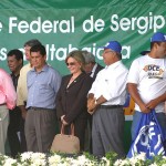 Marcelo Déda acompanha o presidente Lula no lançamento da pedra fundamental do campus da UFS em Itabaiana  - Fotos: Márcio Garcez