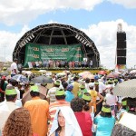 Marcelo Déda acompanha o presidente Lula no lançamento da pedra fundamental do campus da UFS em Itabaiana  - Fotos: Márcio Garcez