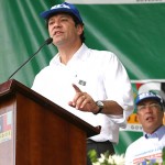 Marcelo Déda acompanha o presidente Lula no lançamento da pedra fundamental do campus da UFS em Itabaiana  - Fotos: Márcio Garcez