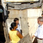 População do bairro Coroa do Meio recebe visita do presidente da República - Fotos: Márcio Dantas